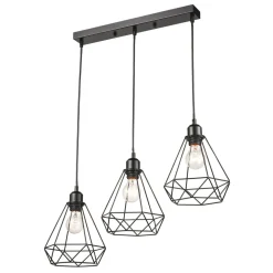 Flector Hängeleuchte Tiffany schwarz