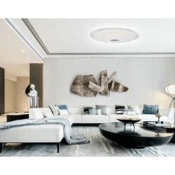 Flector LED-Deckenleuchte Space silber