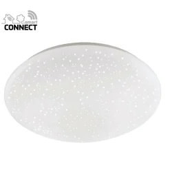 Flector LED-Deckenleuchte Smart Connect 40 x 11 cm weiß