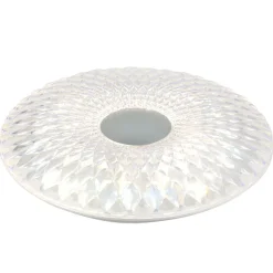 Flector LED-Deckenleuchte Kristall weiß