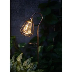 Flector LED-Solarspieß Carl inkl Akku bronzefarben