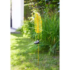 Flector LED-Solarstick Golden Palm Leaf
