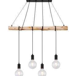 Flector Pendelleuchte Fleetwood mit Naturholz