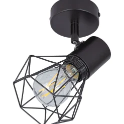 Flector Spotserie Tabea 1-flg schwarz 17,5 x 16 x 17 cm