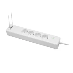 Flector Steckdosenleiste Smart Connect 4-fach und 4 USB