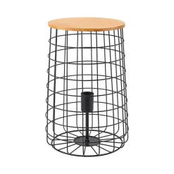 Flector Stehleuchte Galvani mit Holzablage