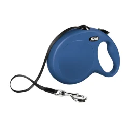 Flexi Dog Gurt-Leine New Classic blau L 8m/50kg