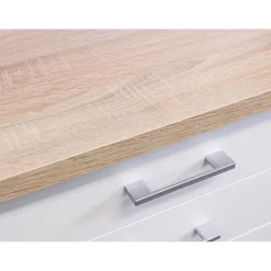 Flex-Well Arbeitsplatte „Samoa“, 210x60x2,8 cm, Sonoma Eicheoptik