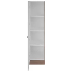 Flex-Well Küchen-Geschirrschrank „Samoa“, 50x200x57,1 cm, weiß/Sonoma Eiche