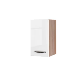 Flex-Well Küchenoberschrank „Valero“, 30x54,8x32 cm, weiß/Sonoma Eiche