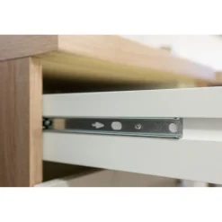 Flex-Well Küchenunterschrank „Samoa“, 40x85x60 cm, weiß/Sonoma Eiche