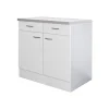 Flex-Well Küchenunterschrank „Wito“, 80x85x60 cm, weiß