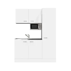 Flex-Well Singleküche „WITO 1005-000“, 150x60 cm, weiß