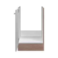 Flex-Well Spülenunterschrank „Samoa“, 50x82,2x57,1 cm, weiß/Sonoma Eiche