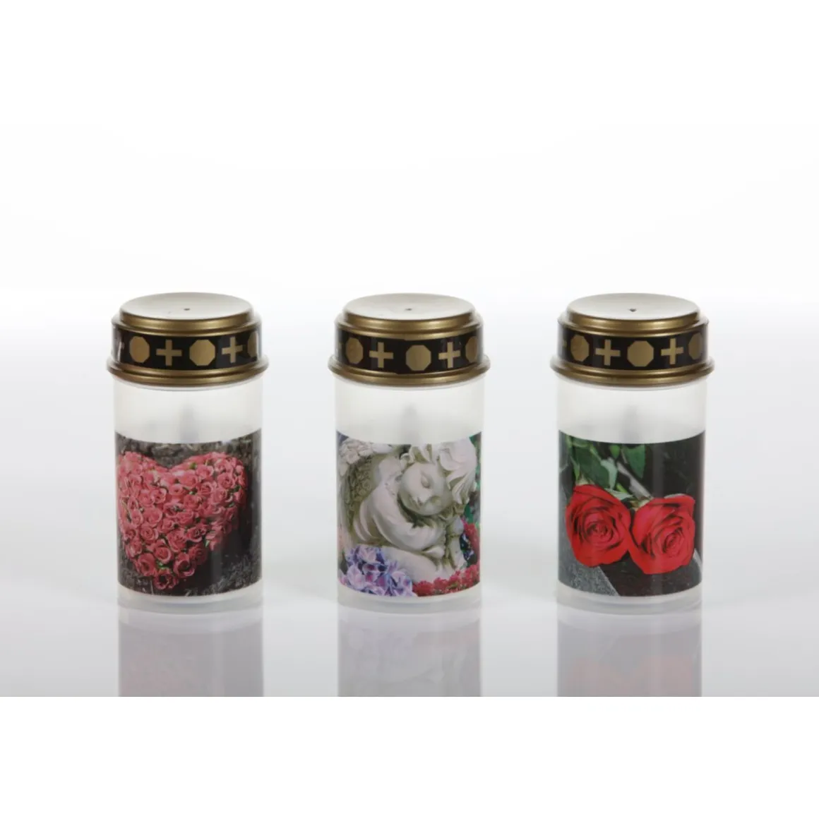 Flower Power LED Outdoor Grablampe mit Dorn TUMBA WHITE 7 x 13 cm Kunststoff