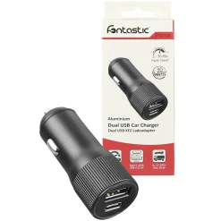 Fontastic KFZ-Ladeadapter Dual Port Alo 30 Watt grau