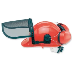 Forsthelm-Kombination rot