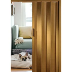 FORTE Kunststoff-Falttür Luciana B 88,5 x H 202 cm Buche