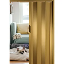 FORTE Kunststoff-Falttür Luciana B 88,5 x H 202 cm Eiche hell