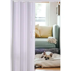 FORTE Kunststoff-Falttür Luciana B 88,5 x H 202 cm weiß