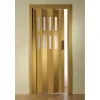 FORTE Kunststoff-Falttür Luciana B 88,5 x H 202 cm Eiche hell 2 Fenster