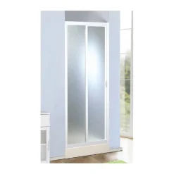 FORTE Nischendusche „Maestro“ Schiebesystem aus Acrylglas 100 - 110 cm