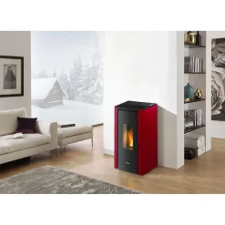 FreePoint Pelletofen Indigo bordeaux 2,5-7,0 kW