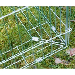 Freilaufgehege mit Ausbruchsperre 90 x 75 x 180 cm verzinkt