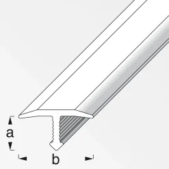Fundamo Fugenabdeckprofil 14 mm 1m silber