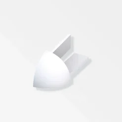 Fundamo Viertelkreis-Außeneck 6 mm weiß 4 Stück