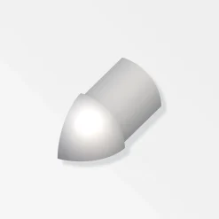 Fundamo Viertelkreis-Außeneck 10 mm Edelstahl