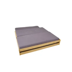 Funktionscouch „Lotar“, 3 in 1, natur, 90x200 cm