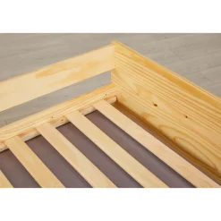 Funktionscouch „Lotar“, 3 in 1, natur, 90x200 cm