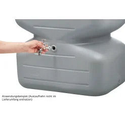 Garantia Gartentank Cubus 700 Liter betongrau