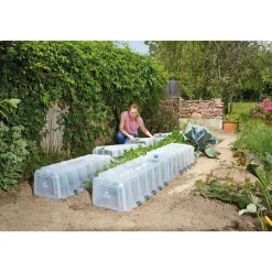 Garantia Pflanztunnel Sunny 3er-Komplettset inkl. Endkappen und Bodenanker