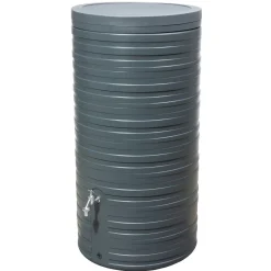 Garantia Regentonne Nordic 2in1 300 Liter graphite grey inkl. Deckel