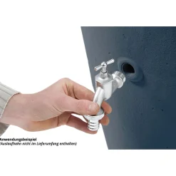 Garantia Wasserbehälter 2in1 300 Liter graphite grey inkl. Pflanzschale