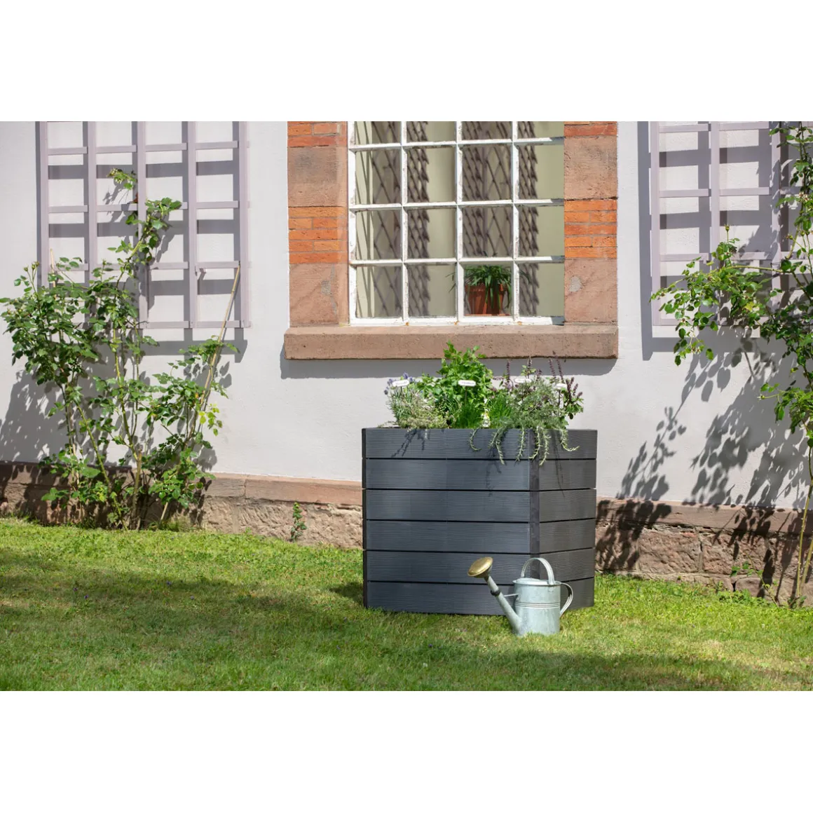 Garantia Hochbeet ERGO QUADRO L 75 Wood inkl FLORA