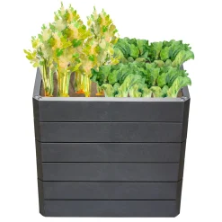 Garantia Hochbeet ERGO QUADRO M 75 Stone inkl FLORA