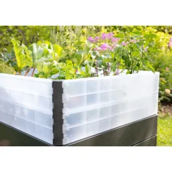 Garantia Hochbeet ERGO QUADRO Turbo M 75 Stone inkl FLORA