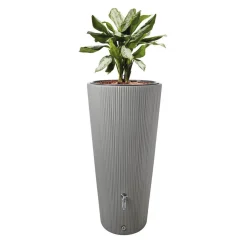 Garantia LINUS 2in1 Regenspeicher 220 L zinkgrau