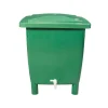 Garantia Regentonne eckig 210 L grün inkl Deckel und Auslaufhahn