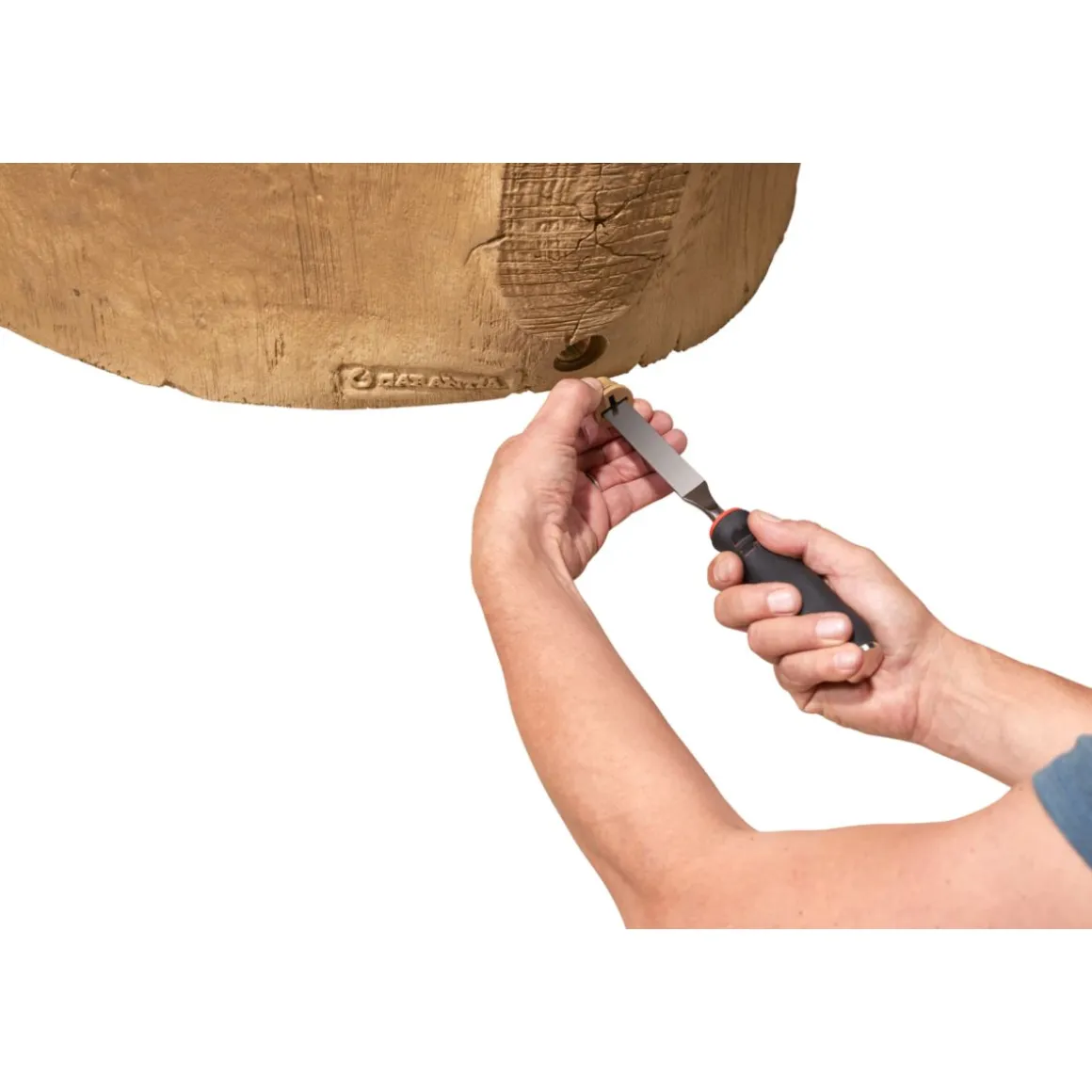 Garantia Regentonne Woodstock Baumstamm 250 L hellbraun