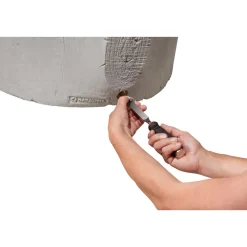 Garantia Regentonne Woodstock Baumstamm 250 L grau