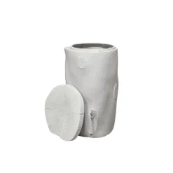 Garantia Regentonne Woodstock Baumstamm 400 L grau