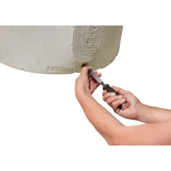 Garantia Regentonne Woodstock Baumstamm 400 L dunkelbraun