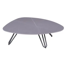 Garden Pleasure Tisch EMILIA Aluminium, gesinterter Stein, grau