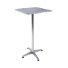 Garden Pleasure Tisch/Stehtisch BISTRO quadratisch, Alu-Gestell, Stahl,