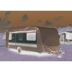 Garden Pleasure Wohnwagen-Abdeckhaube, Gr. XXL 7,32x2,5x2,2 m, imprägniert