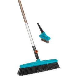Gardena Combisystem-Set mit Besen und Fugenbuerste 3-teilig